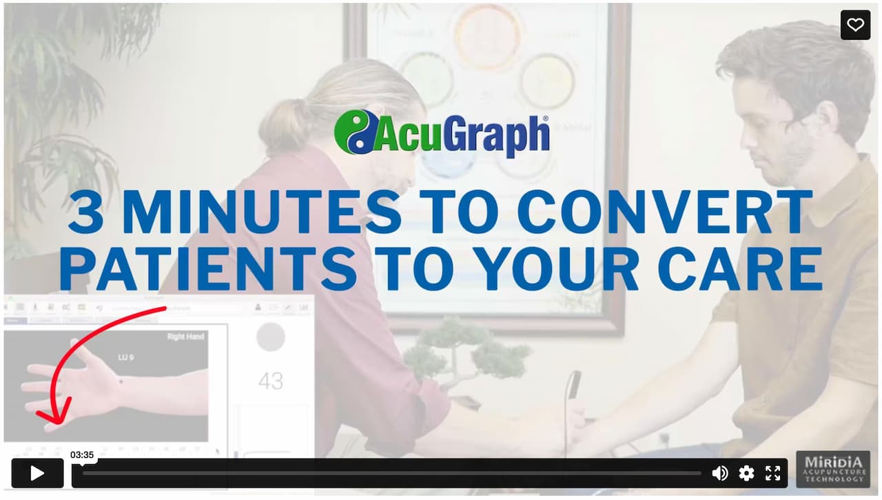 AcuGraph Video, 3 minutes to convert patients to your care.